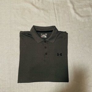Under Armour Men's Dark Gray Polo Shirt